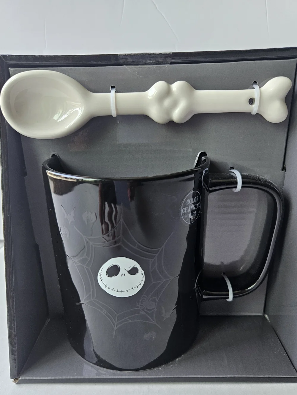 brand-new Rae Dunn x Disney's The Nightmare Before Christmas Color-Changing Mug